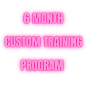 6 MONTH CUSTOM TRAINING PROGRAM
